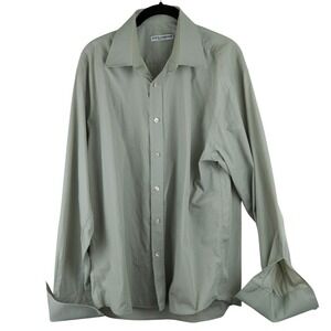 Dolce & Gabbana Mens Basic Dress Button Down Shirt Made in Italy Size 17 / 43